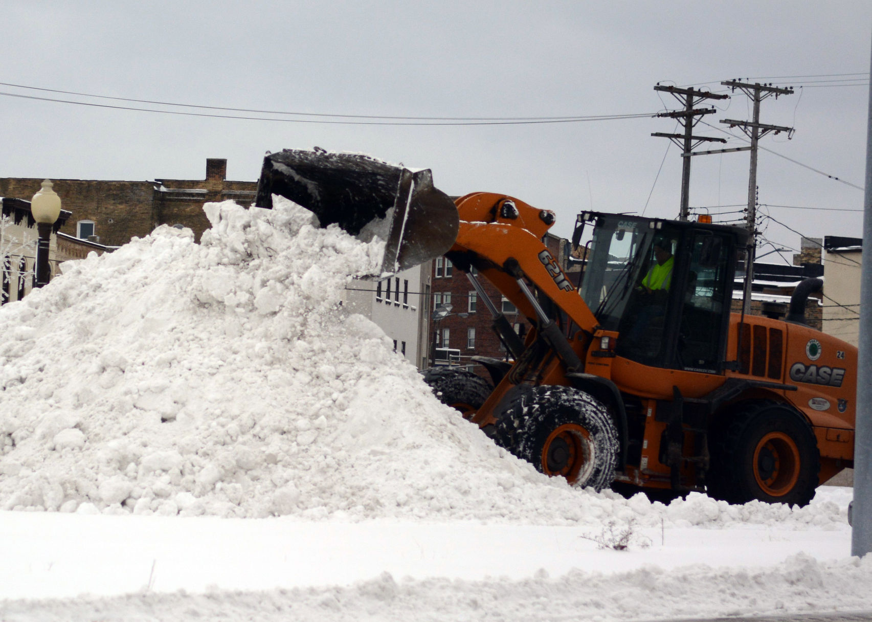 Snowstorm aftermath Dec. 30 in Baraboo, Portage